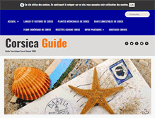 Tablet Screenshot of corsica-guide.com